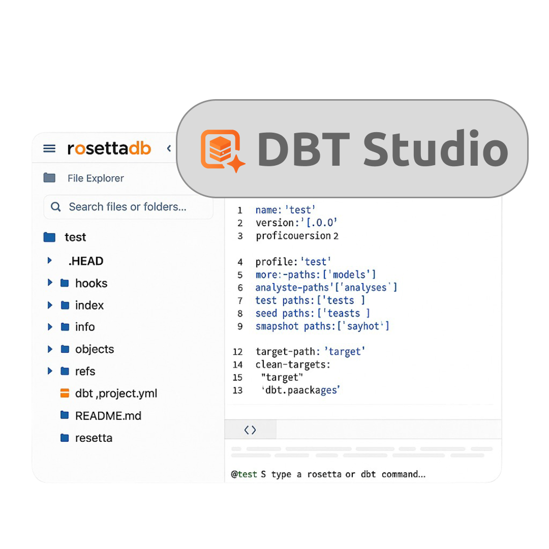 RosettaDB DBT Hero Image